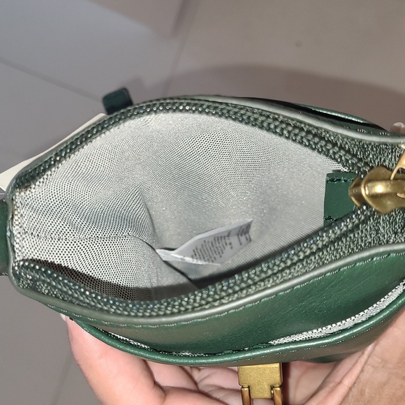 Fossil Harper Leather Phone Bag Pine Green - Picture 12 of 12